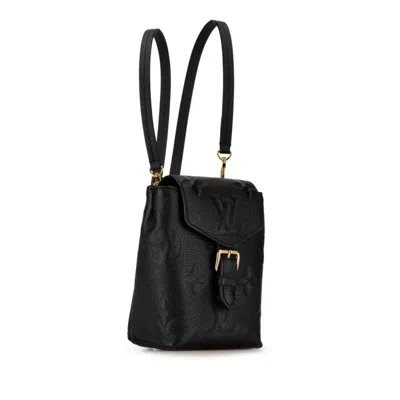 Pre-owned Louis Vuitton Black Noir Monogram Empreinte Backpack () In Black, Noir