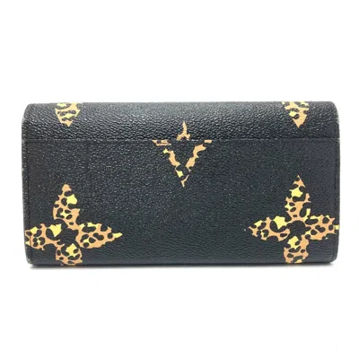 Pre-owned Louis Vuitton Black Other Long Wallet (bi-fold) ()