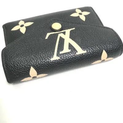 Pre-owned Louis Vuitton Black Other Wallet (tri-fold) ()