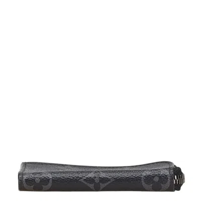 Pre-owned Louis Vuitton Black Pvc Leather Coin Purse/coin Case ()