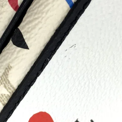 Pre-owned Louis Vuitton Blanc Multi-color Canvas Pouch Tote Bag () In Blanc, Multi-color