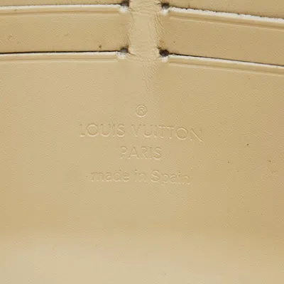 Pre-owned Louis Vuitton Blanc White Leather Coin Purse/coin Case () In Blanc, White