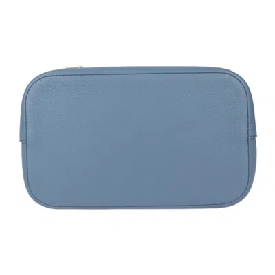 Pre-owned Louis Vuitton Blue Jean Leather Handbag Shoulder Bag Tote Bag ()