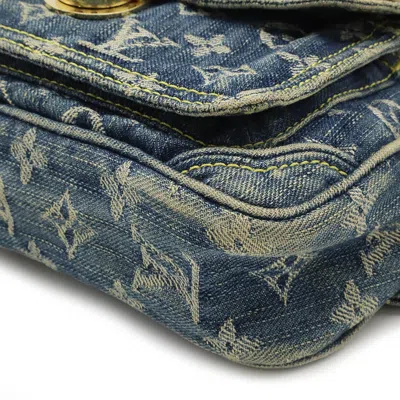 Pre-owned Louis Vuitton Blue Monogram Denim Fanny Pack Shoulder Bag ()