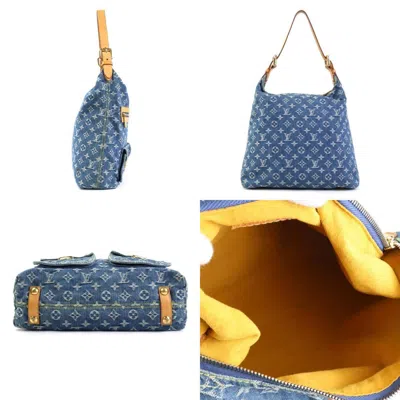 Pre-owned Louis Vuitton Blue Monogram Denim Shoulder Bag ()