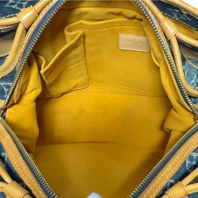 Pre-owned Louis Vuitton Blue Monogram Denim Shoulder Bag ()