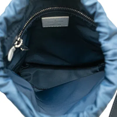 Pre-owned Louis Vuitton Blue Navy Cotton Canvas Leather Shoulder Bag () In Blue, Navy