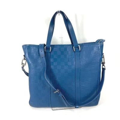 Pre-owned Louis Vuitton Blue Other Tote Bag ()