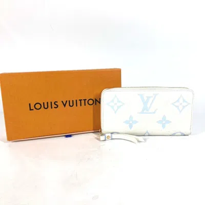 Pre-owned Louis Vuitton Blue Other Long Wallet (bi-fold) ()