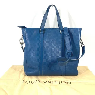 Pre-owned Louis Vuitton Blue Other Tote Bag ()