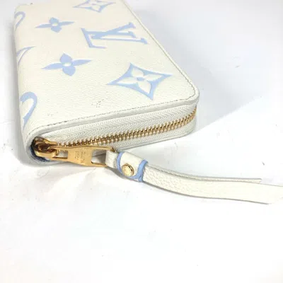 Pre-owned Louis Vuitton Blue Other Long Wallet (bi-fold) ()