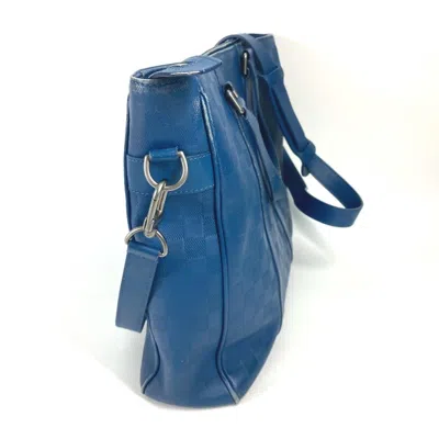 Pre-owned Louis Vuitton Blue Other Tote Bag ()