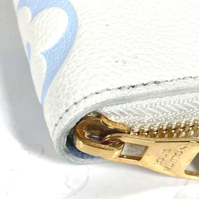 Pre-owned Louis Vuitton Blue Other Long Wallet (bi-fold) ()