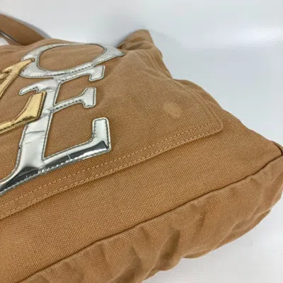Pre-owned Louis Vuitton Brown Canvas Leather Shoulder Bag Tote Bag ()