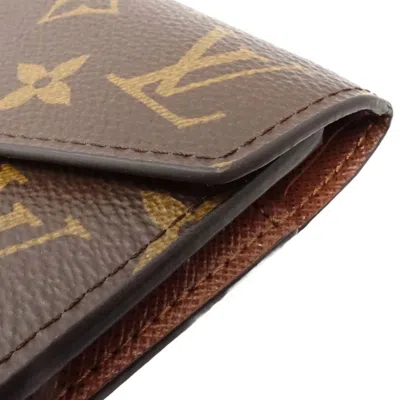 Pre-owned Louis Vuitton Brown Canvas Wallet (tri-fold) ()