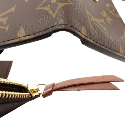 Pre-owned Louis Vuitton Brown Canvas Wallet (tri-fold) ()