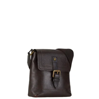 Pre-owned Louis Vuitton Brown Coffee Leather Shoulder Bag () In Brown, Coffee