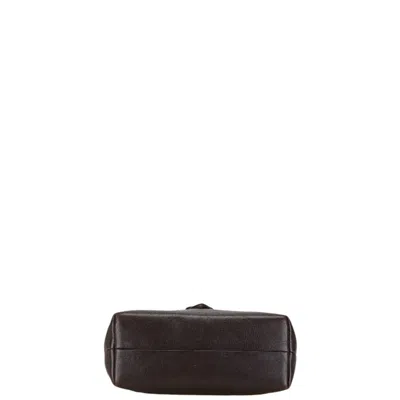 Pre-owned Louis Vuitton Brown Coffee Leather Shoulder Bag () In Brown, Coffee