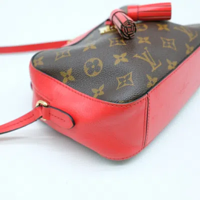 Pre-owned Louis Vuitton Brown Coquelicots Monogram Red Color Monogram Shoulder Bag () In Brown, Coquelicots, Monogram, Red Color