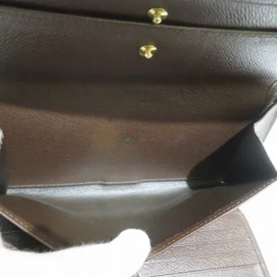 Pre-owned Louis Vuitton Brown Damier Canvas Coin Purse/coin Case ()