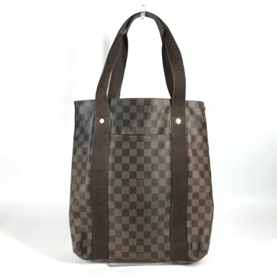 Pre-owned Louis Vuitton Brown Damier Canvas Ebene Damier Canvas Shoulder Bag Tote Bag () In Brown, Damier Canvas, Ebene
