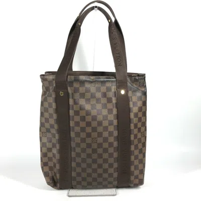 Pre-owned Louis Vuitton Brown Damier Canvas Ebene Damier Canvas Shoulder Bag Tote Bag () In Brown, Damier Canvas, Ebene