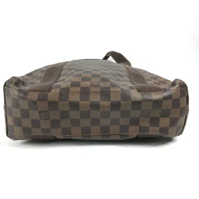 Pre-owned Louis Vuitton Brown Damier Canvas Ebene Damier Canvas Shoulder Bag Tote Bag () In Brown, Damier Canvas, Ebene