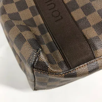 Pre-owned Louis Vuitton Brown Damier Canvas Ebene Damier Canvas Shoulder Bag Tote Bag () In Brown, Damier Canvas, Ebene