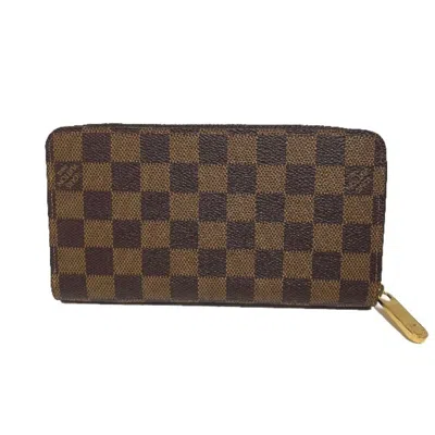 Pre-owned Louis Vuitton Brown Damier Canvas Long Wallet (bi-fold) ()