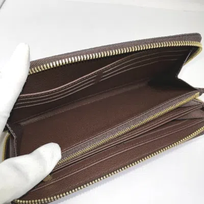 Pre-owned Louis Vuitton Brown Damier Canvas Long Wallet (bi-fold) ()