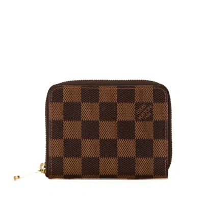 Pre-owned Louis Vuitton Brown Damier Canvas Pvc Leather Coin Purse/coin Case () In Brown, Damier Canvas