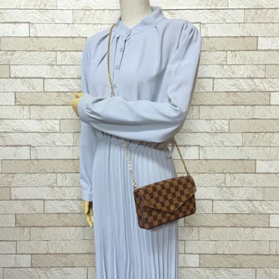 Pre-owned Louis Vuitton Brown Damier Canvas Shoulder Bag ()