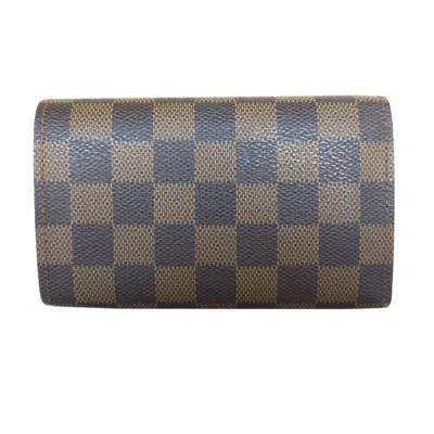 Pre-owned Louis Vuitton Brown Damier Canvas Wallet (bi-fold) ()