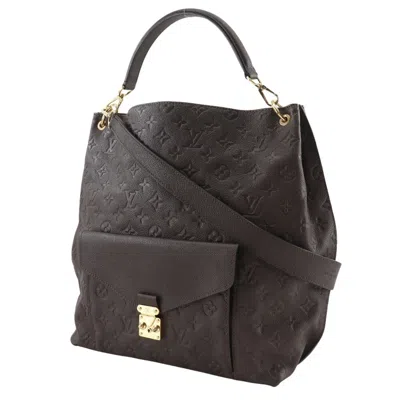 Pre-owned Louis Vuitton Brown Earth Monogram Empreinte Shoulder Bag () In Brown, Earth