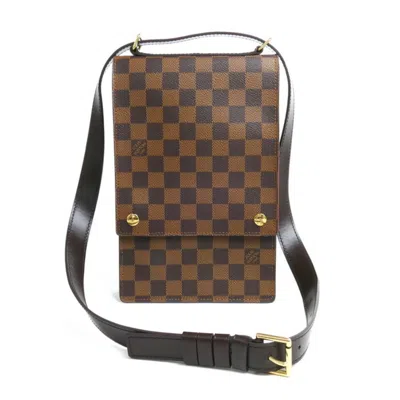 Pre-owned Louis Vuitton Brown Ebene Damier Canvas Shoulder Bag () In Brown, Ebene