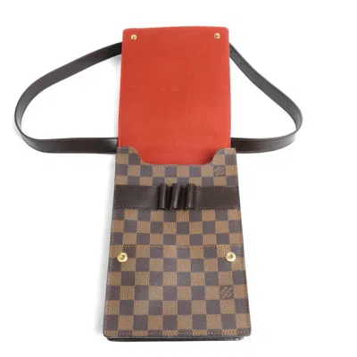 Pre-owned Louis Vuitton Brown Ebene Damier Canvas Shoulder Bag () In Brown, Ebene