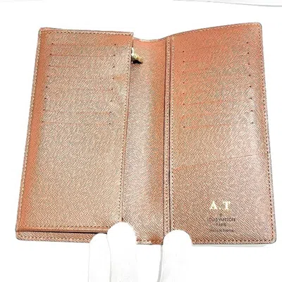 Pre-owned Louis Vuitton Brown Long Wallet (bi-fold) ()