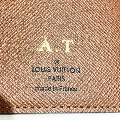 Pre-owned Louis Vuitton Brown Long Wallet (bi-fold) ()