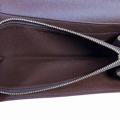 Pre-owned Louis Vuitton Brown Long Wallet (bi-fold) ()