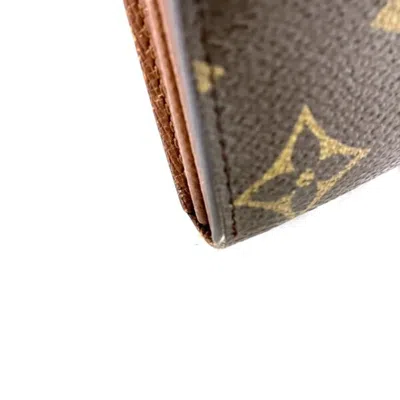 Pre-owned Louis Vuitton Brown Long Wallet (bi-fold) ()