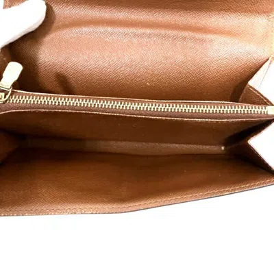 Pre-owned Louis Vuitton Brown Long Wallet (bi-fold) ()
