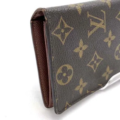 Pre-owned Louis Vuitton Brown Long Wallet (bi-fold) ()