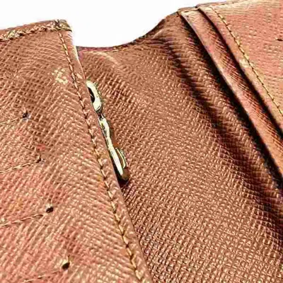 Pre-owned Louis Vuitton Brown Long Wallet (bi-fold) ()