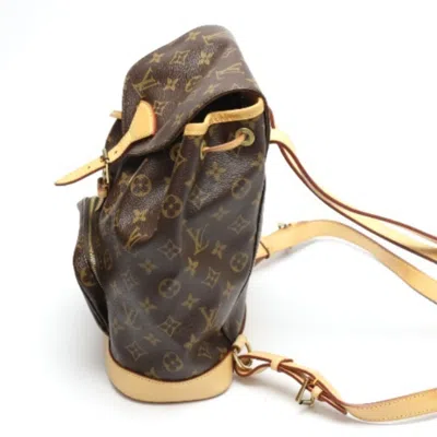 Pre-owned Louis Vuitton Brown Monogram Backpack ()