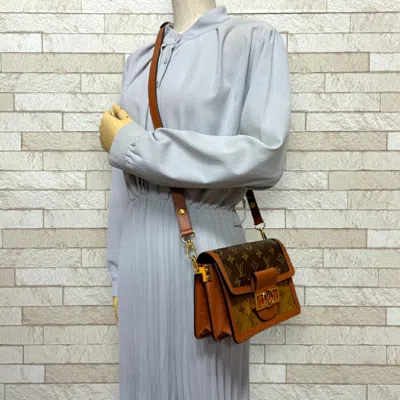 Pre-owned Louis Vuitton Brown Monogram Canvas Monogram Reverse Shoulder Bag ()