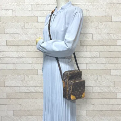 Pre-owned Louis Vuitton Brown Monogram Canvas Shoulder Bag ()