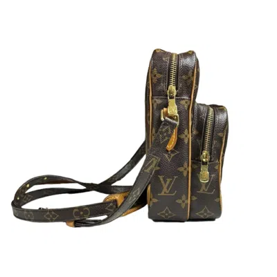 Pre-owned Louis Vuitton Brown Monogram Canvas Shoulder Bag ()