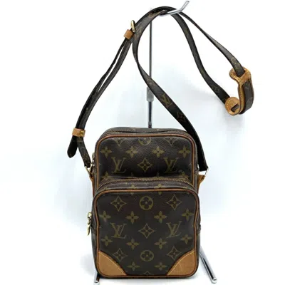 Pre-owned Louis Vuitton Brown Monogram Canvas Shoulder Bag ()