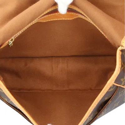 Pre-owned Louis Vuitton Brown Monogram Canvas Shoulder Bag ()