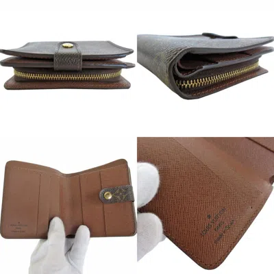 Pre-owned Louis Vuitton Brown Monogram Canvas Wallet (bi-fold) ()